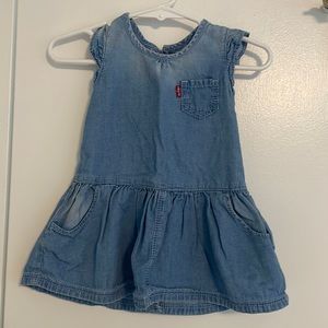 Levi’s baby denim dress - size 9M